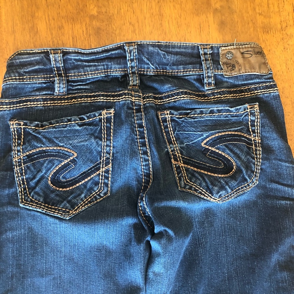 Silver Suki mid straight jeans